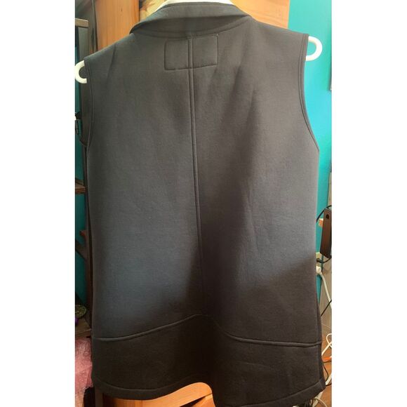 Betsey Johnson Performance ZipUp Vest‎ Black Mock Neck Women's Med—HTF Size EUC! - Picture 2 of 6